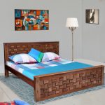 sheesham wood king size bed without storage