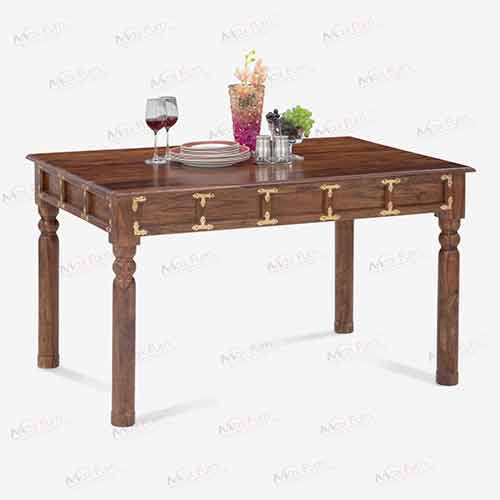 DT-SUPREME Sheesham Wood Dining Table 4 Seater - Image 4