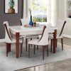 DT-PACIFIC Marble Top Dining Table