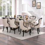 Marble Dining Table 1+8 (DT – 887/1000)
