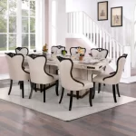 Marble Dining Table 1+8 Set 8 Seater Dining Furniture