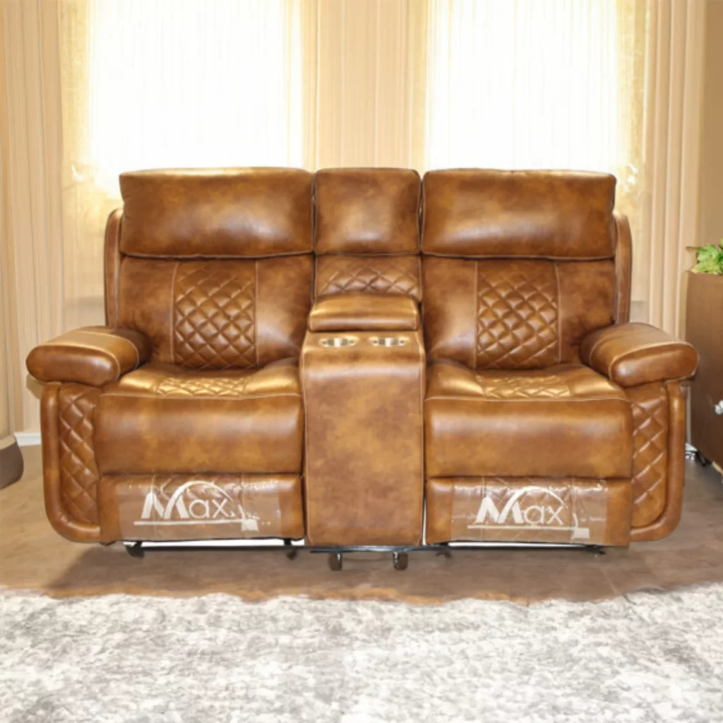 Quilt manual recliner chair with elegant design for modern living room interiors