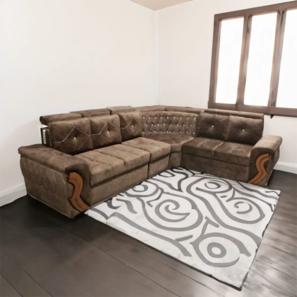 Ronaldo corner sofa set 2+2+1+C with elegant design for modern living room interiors