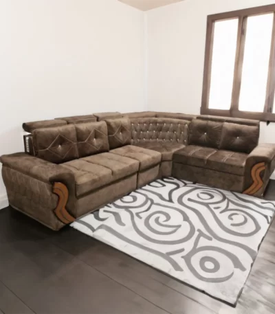 Ronaldo corner sofa set 2+2+1+C with elegant design for modern living room interiors