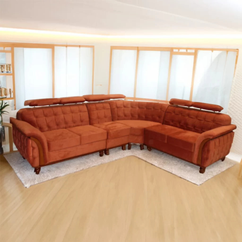 Turkey corner sofa set 2+2+1+C with elegant design for modern living room interiors