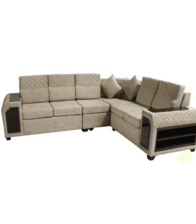 New Delux Corner Sofa with spacious corner seating, premium upholstery, plush cushioning and elegant design for modern living room interiors