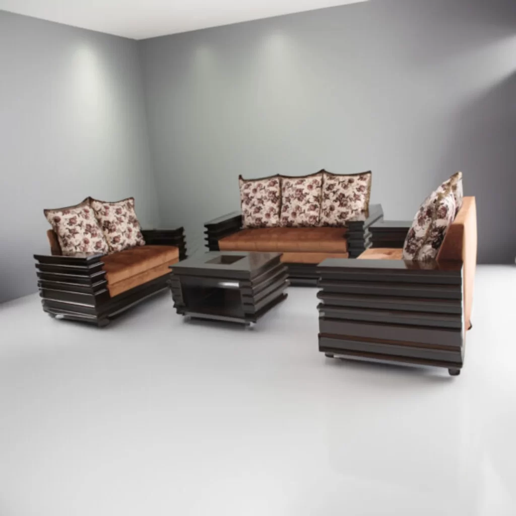 Crown sofa set 3+2+LP+CT with elegant design for modern living room interiors
