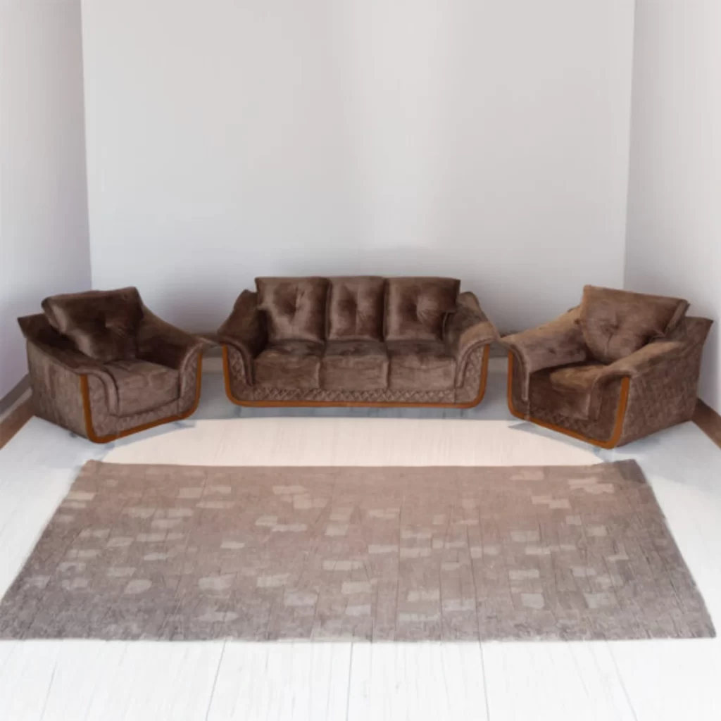 Barcelona corner sofa set 2+2+1+C with elegant design for modern living room interiors