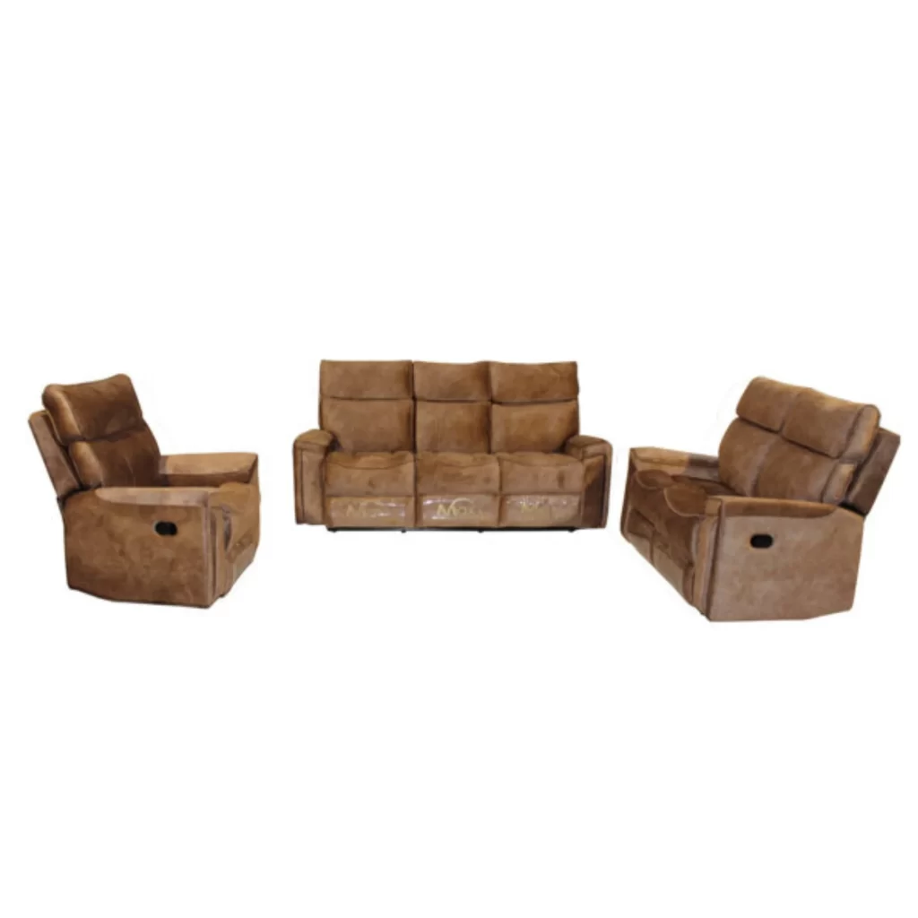 Arabian recliner sofa set 3+1R+1RRR with elegant design for modern living room interiors