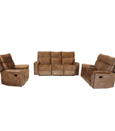 Arabian recliner sofa set 3+1R+1RRR with elegant design for modern living room interiors