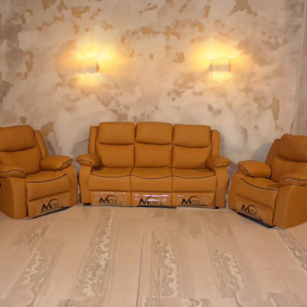 Classic recliner sofa with elegant design for modern living room interiors
