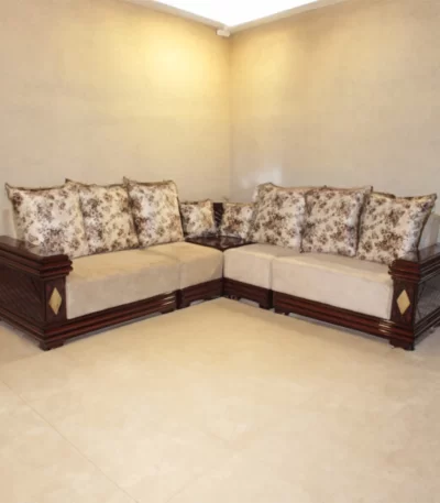 King corner sofa set 2+2+1+C with elegant design for modern living room interiors