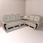 Mahim corner sofa set 2+2+1+C with elegant design for modern living room interiors