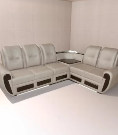 Mahim corner sofa set 2+2+1+C with elegant design for modern living room interiors