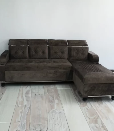 Blue Ocean Sofa Cum Bed 3+Lounger convertible sofa with spacious seating, comfortable lounger extension and easy bed functionality for modern homes