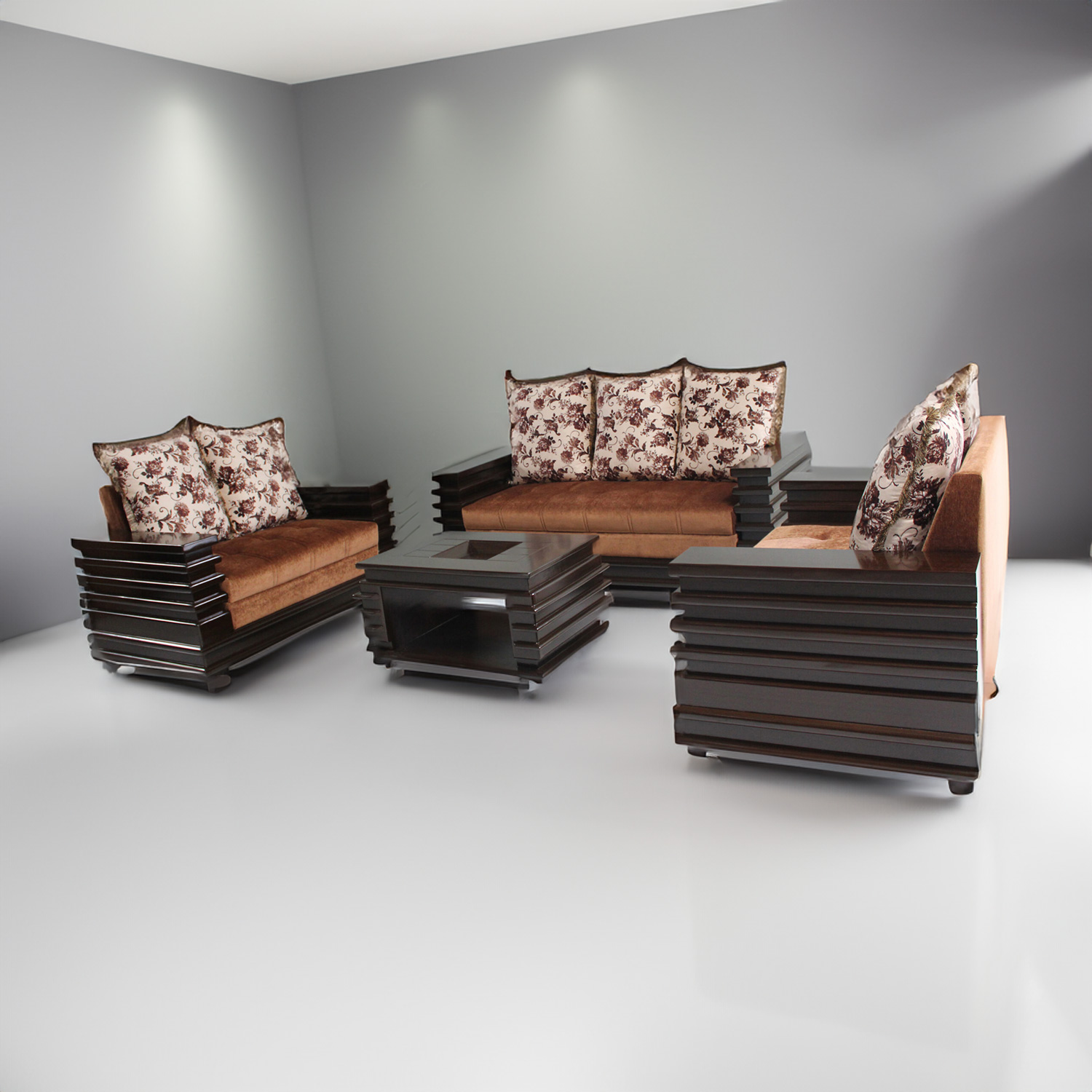 mock-CAPE-TOWN-VELVET-scaled-1 Crown Sofa (3+2+LP+CT) - Image 1